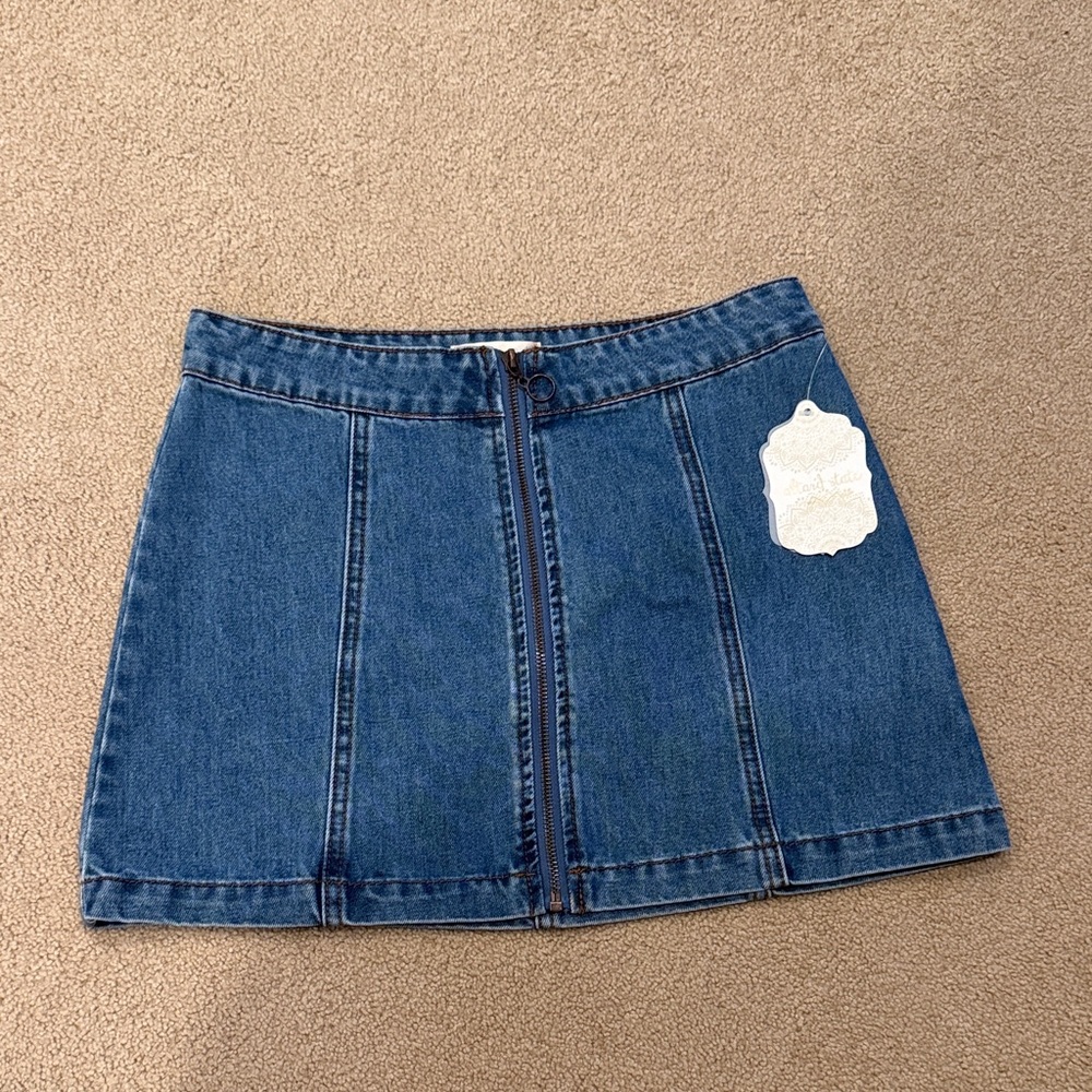 NWT Altard State Denim Mini Skirt